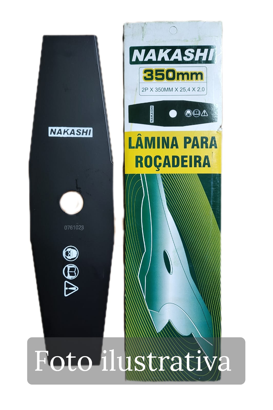 FACA ROCADEIRA 2 PONTA-350X25.4 X2.0CSTHILFS80/85/120  L.19D
