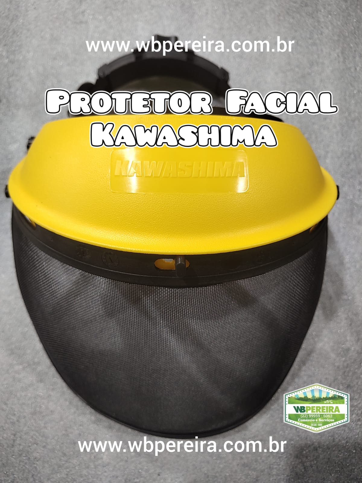 PROTETOR FACIAL C/TELA KAWASHIMA
