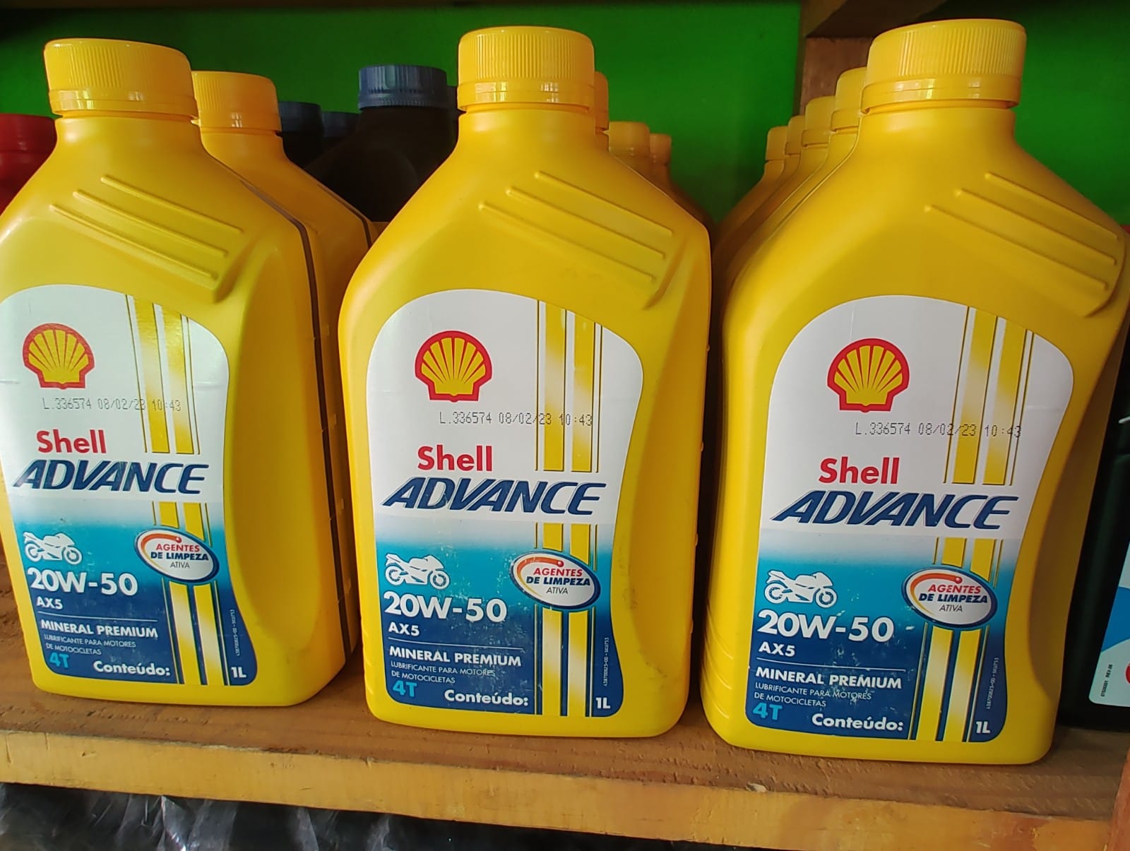 OLEO SHELL ADVANCE 4T AX5 20W-50 SL/ MA 1LT